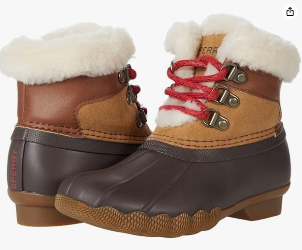 Sperry Top Sider Unisex-Child Alpine Saltwater Snow Boot Size US 6M /UK 5/EU22